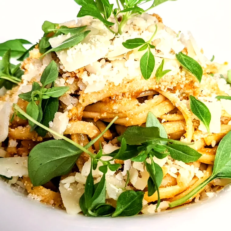 Linguines au pesto maison